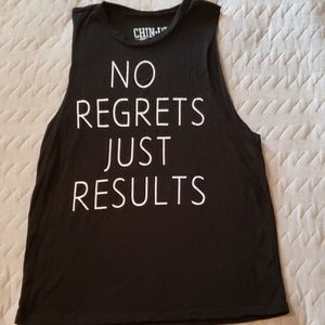 Chin Up Muscle Shirt Size Small